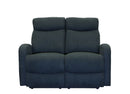 Verona Black Fabric 3 Piece Recliner Set - LIFESTYLE FURNITURE