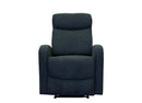 Verona Black Fabric 3 Piece Recliner Set - LIFESTYLE FURNITURE