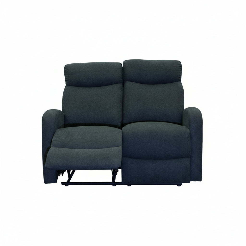 Verona Black Fabric 3 Piece Recliner Set - LIFESTYLE FURNITURE
