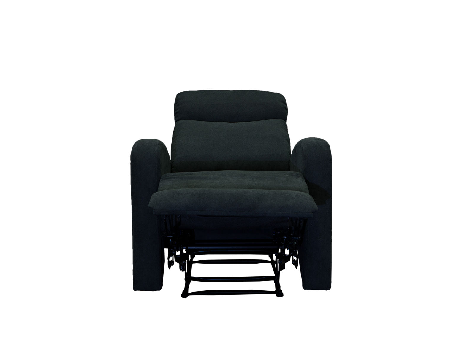 Verona Black Fabric 3 Piece Recliner Set - LIFESTYLE FURNITURE